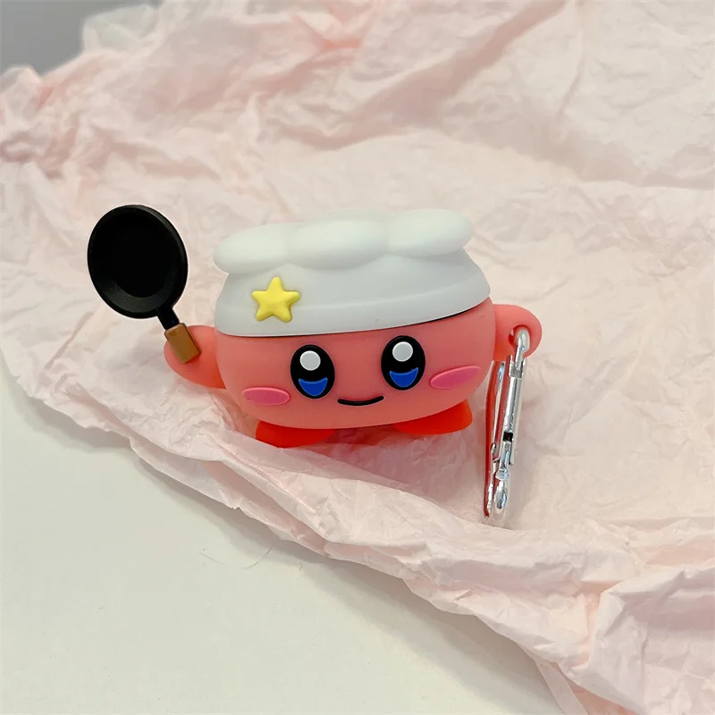 

Cartoon Kirby Samsung Galaxy Buds2 Pro Buds Live BudsPod Buds2Pro BudsLive Case Capa Funda Plating Cover