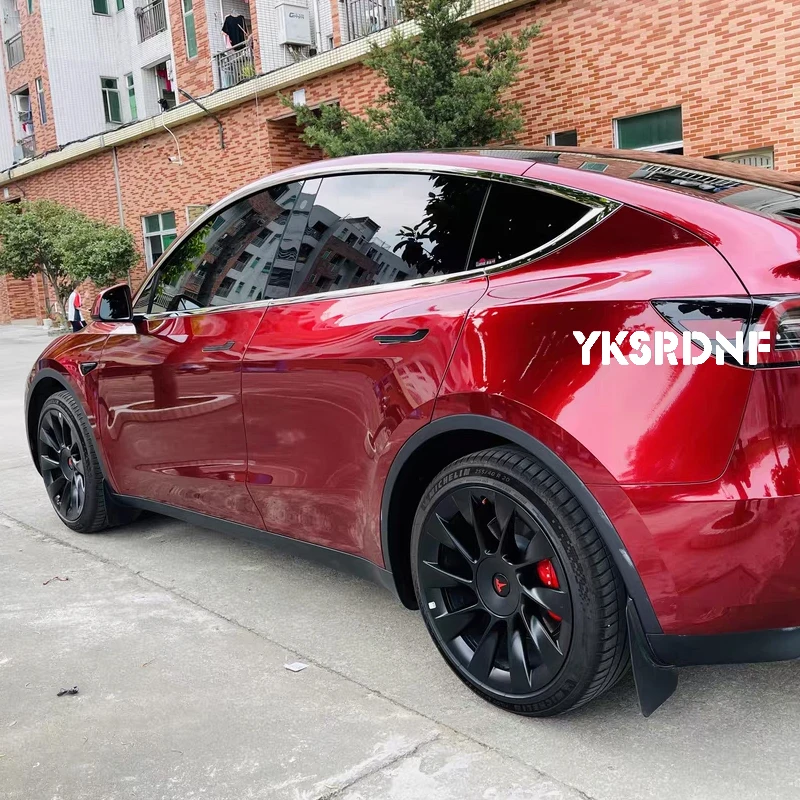 Автомобильные аксессуары для Tesla Model Y 3 2017-2023 сталь shchcg черная карбоновая наружная