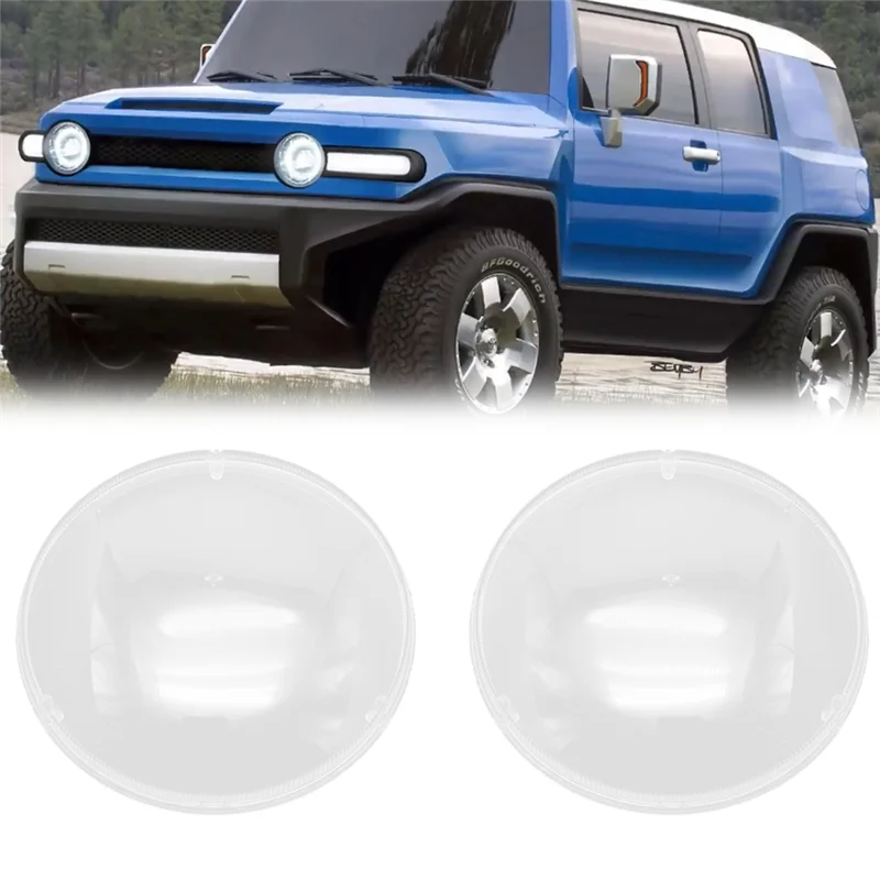 

Car Right Headlight Shell Lamp Shade Transparent Lens Cover Headlight Cover for Toyota FJ Cruiser 2007-2021