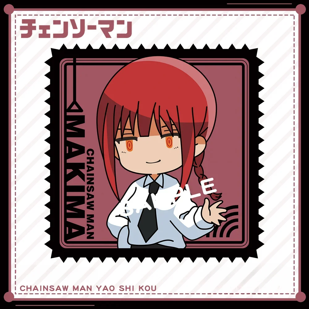 Фигурка аниме Denji Pochita Hayakawa Aki Makima брелок для ключей модный HD узор акриловый модная