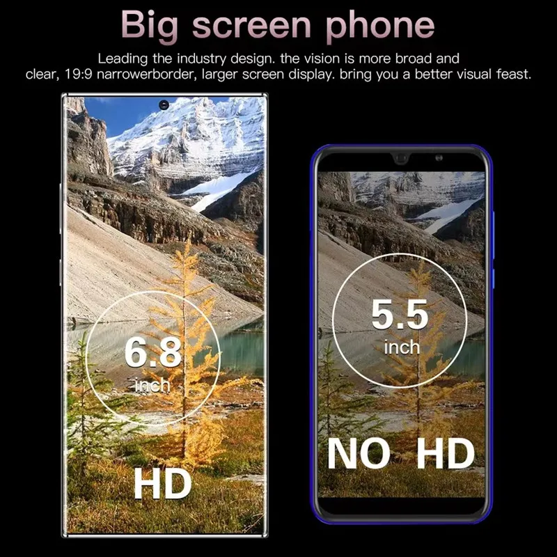 SOYES  30Ultra Smartphone GlobaleVersion 6.8Zoll 6800mAh Celulares Smartphone 16+512GB Handys Entsperrt Cell Phones 5G Telefone