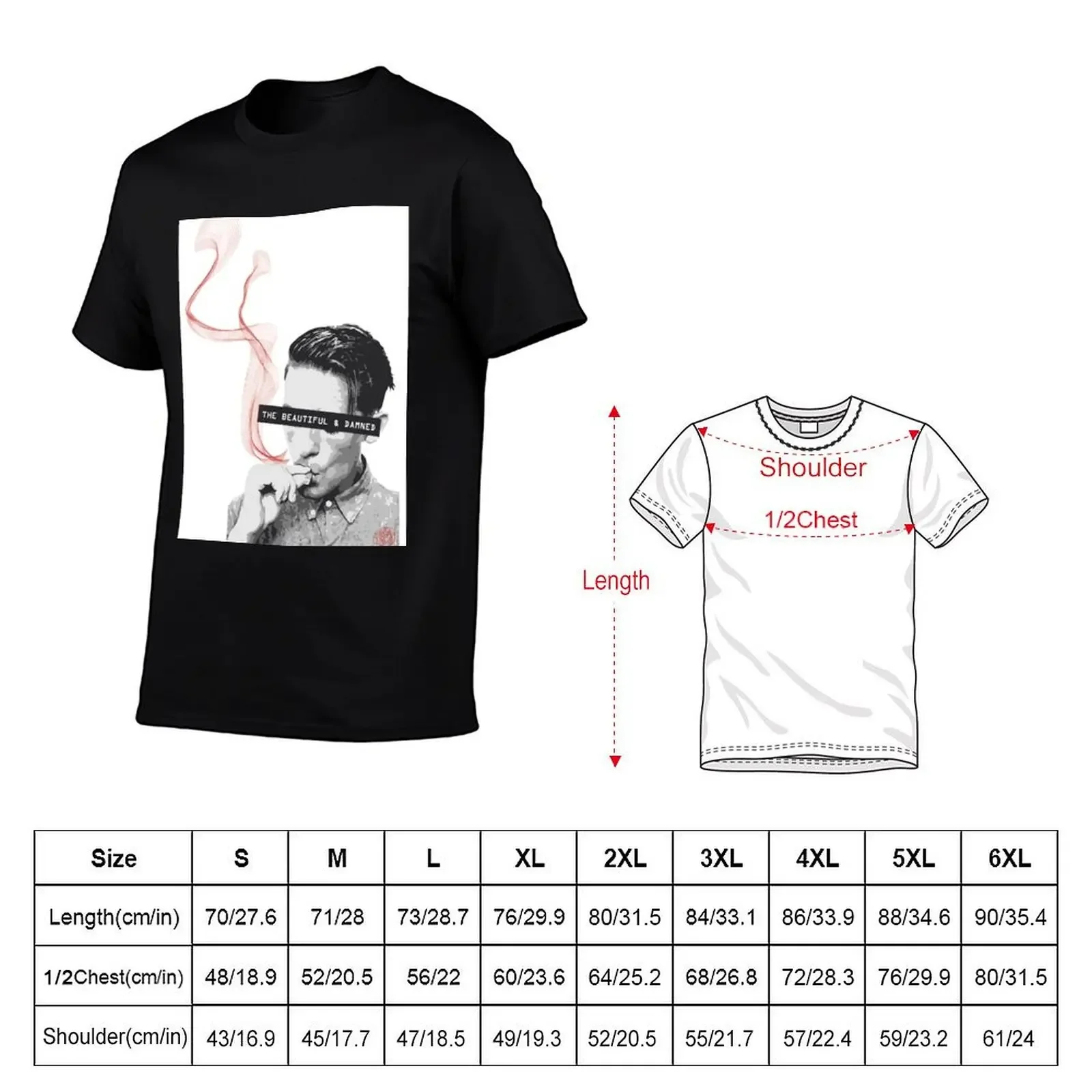 G-Eazy The Beautiful & Damned Smoke графическая футболка аниме футболки топпинг летние топы футболки для мужчин хлопок (art.: 3920cc0da24cf) - 3920cc0da24cf