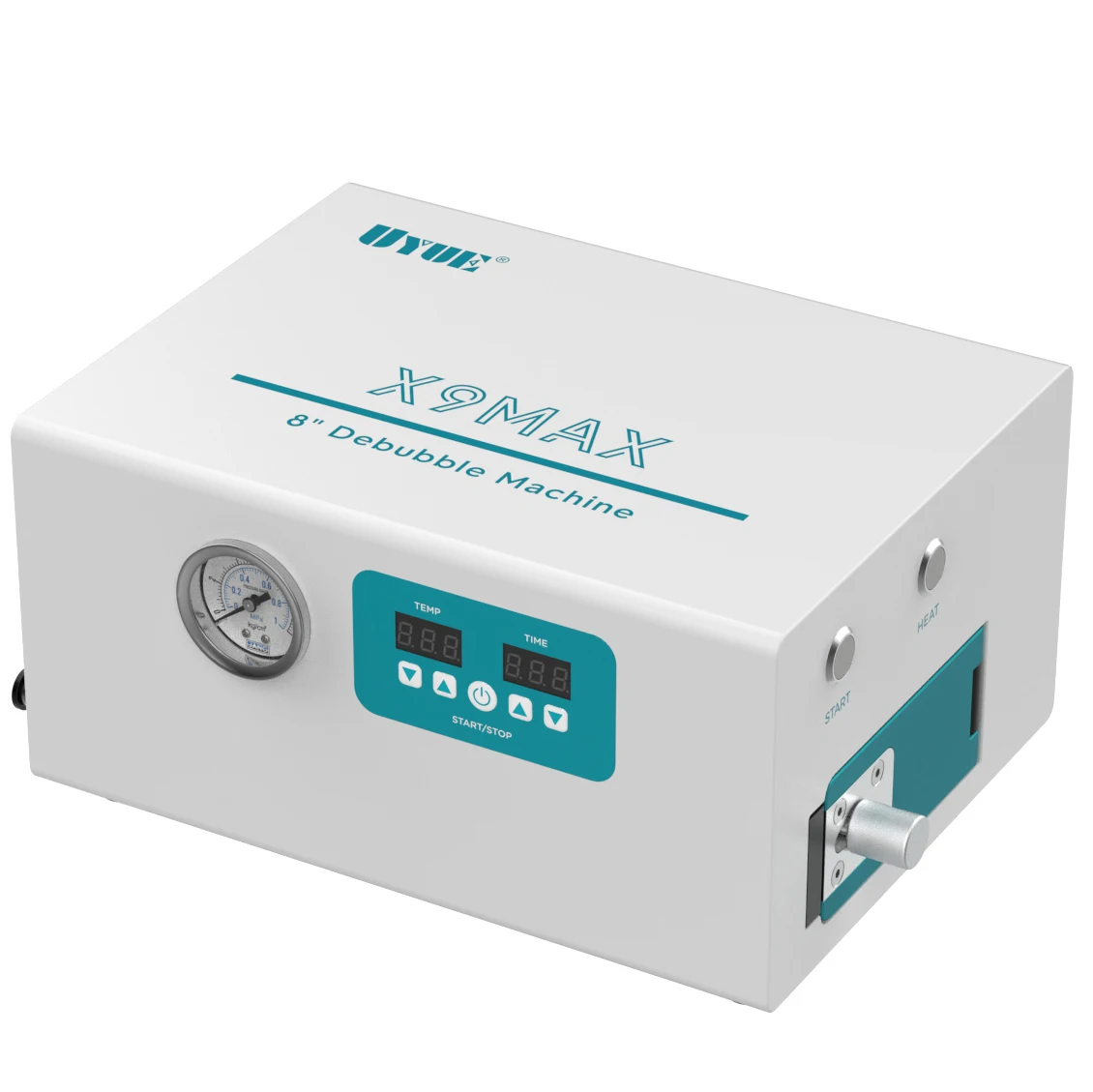 

UYUE X9MAX Mini Debubble Machine Max 8inch Curved And Flat LCD Screen Refurbishment With Bubble Remover Function Built-in Vacuum