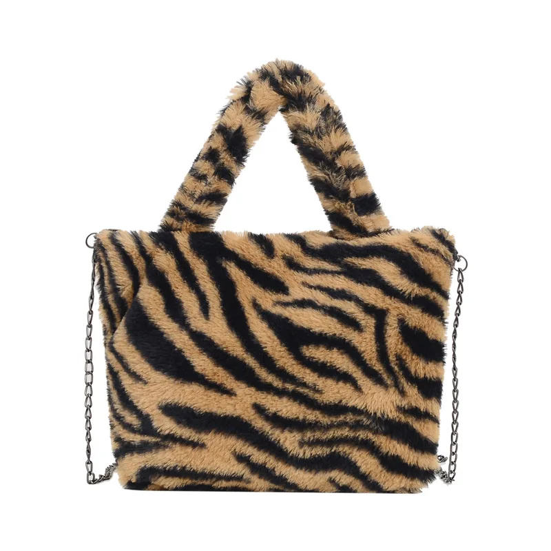 

Fumao women's bag 2020 new chain winter plush shoulder bag personality sweet handbag trend Messenger bag