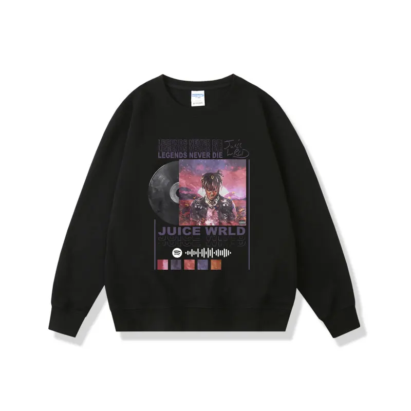 

Rapper Juice Wrld Legends Never Die Album Print Graphic Sweatshirt Men Fashion Streetwear Unisex Hip Hop Rock Pullover Tracksuit
