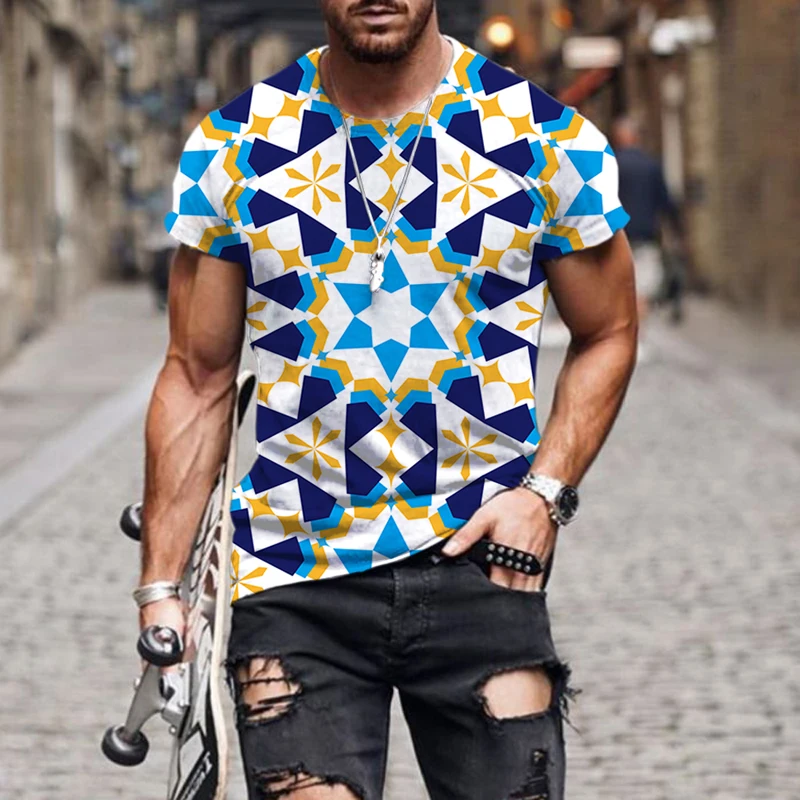 

Summer New Men's Plus Size T-shirt Japanese style and style Street Fashion 3d Printing Fashion O-neck Short Sleeve Men's T-shirt