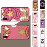 yinuoda card captor sakuras anime phone case for samsung note 5 7 8 9 10 20 pro plus lite ultra a21 12 72