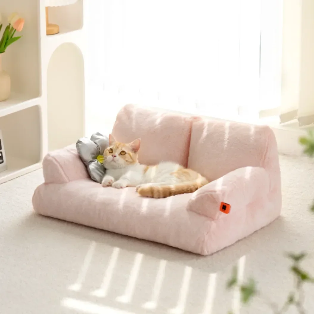 

Универсальный диван для домашних животных, теплый, полузакрытый, для осени и зимы, четыре сезона