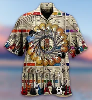 mens hawaiian shirts 2022 summer casual beach short sleeve party shirts large size loose single breasted cuban collar shirts