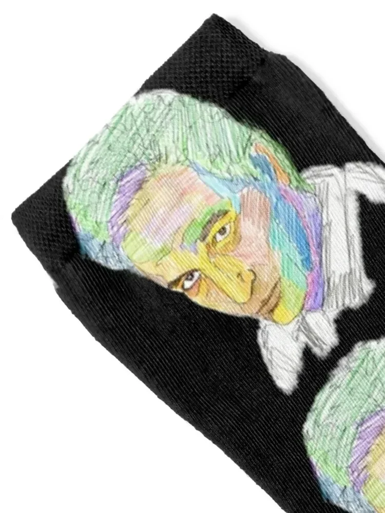 Носки с рисунком карандаша Jacques Derrida новинки оптовая продажа футбольные носки для