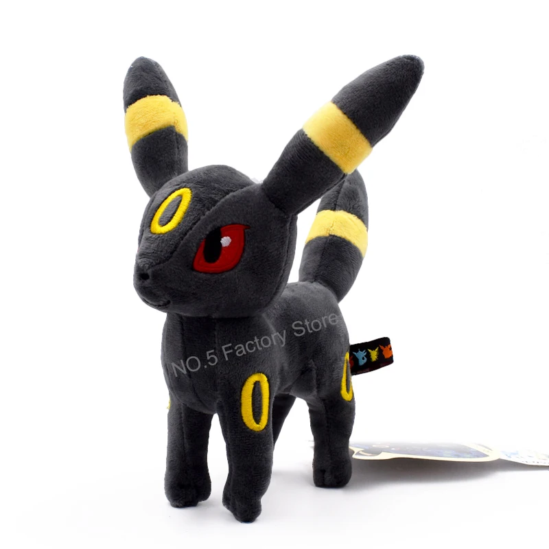 22cm Anime Pokemon Plush Toy Kawaii Umbreon Standing Stuffed Animal Doll Toys For Children Birthday Gifts |