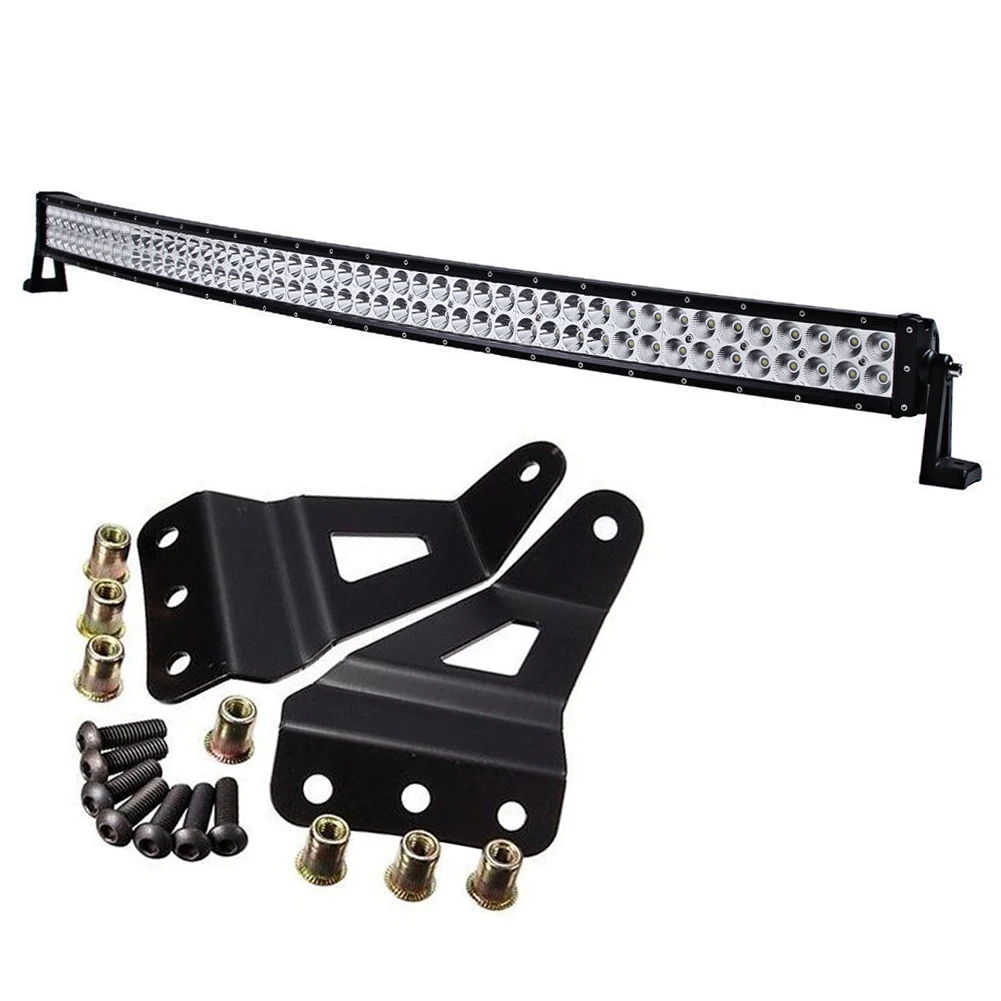 

52'' 300W Curved Led Light Bar with Flood Spot Combo Beam