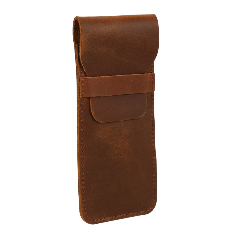 

Лидер продаж, винтажная кожаная сумка для хранения гармоники с 10 отверстиями, коричневая Защитная компактная накладка с диатоническим рису...