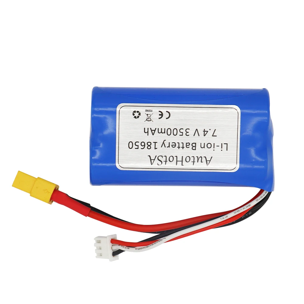 7 4 В 3500 мАч 18650 Lipo аккумулятор XT60 PLUG для Henglong 3818 3819 3838 3839 3889 3898 3899 3908 3918 3938 3939