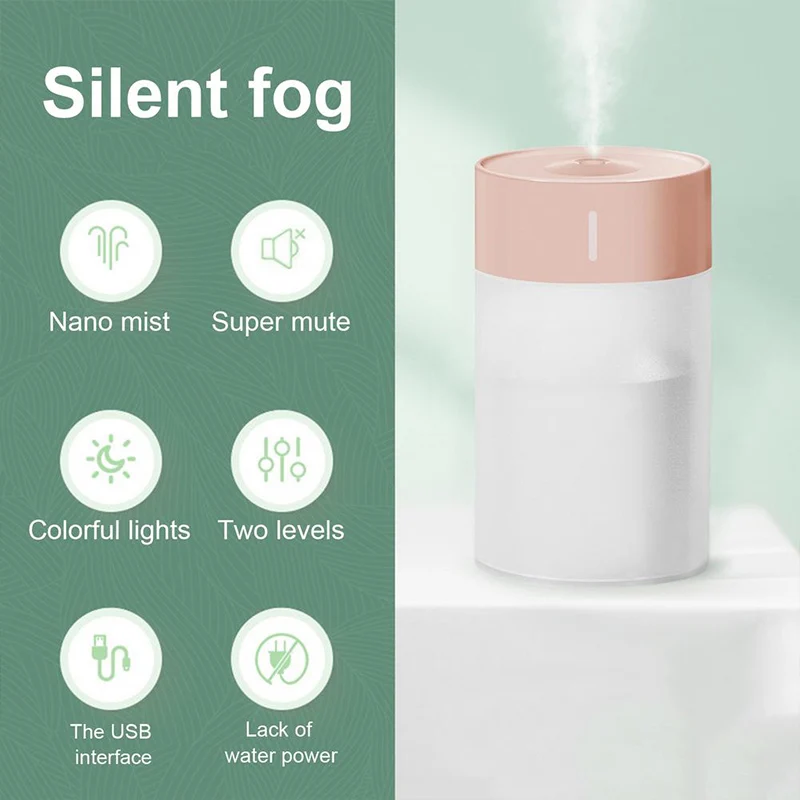 260ml Portable Intelligent Humidifier For Home Fragrance Oil USB Aroma Diffuser Mist Maker Quiet Machine for Car | Бытовая техника