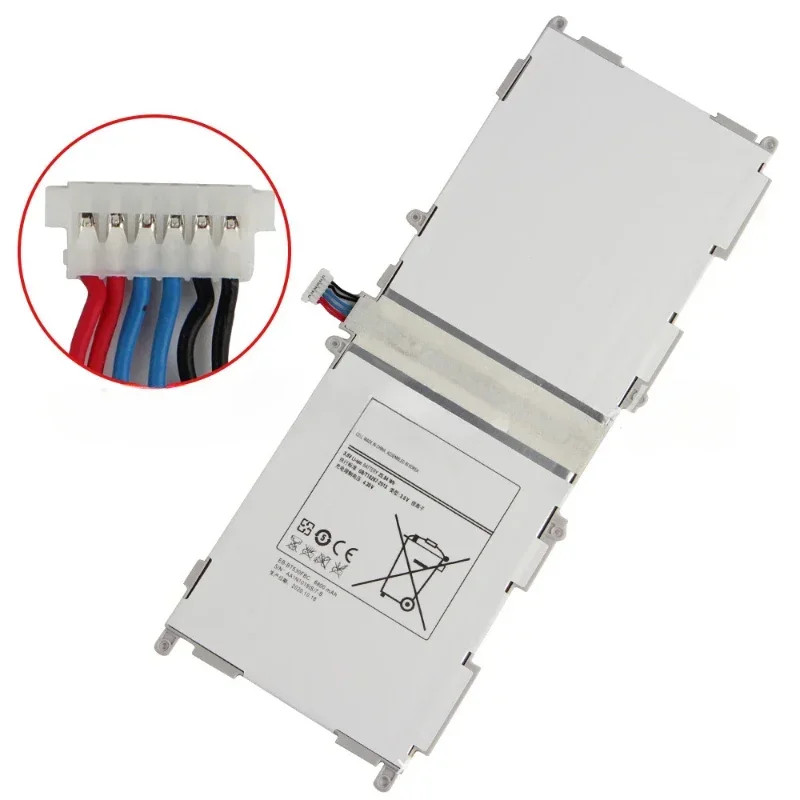 Фото Аккумулятор 4.35V 6800mAh EB-BT530FBC EB-BT530FBU для Samsung Galaxy Tab 4 10.1 SM-T530 T535 T531 P5220, литий-полимерный аккумулятор для планшета №4