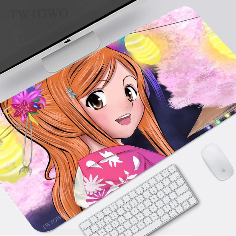 

Bleach Anime Mouse Pad Gaming XL Custom Home New Mousepad XXL Desk Mats Mouse Mat Soft Natural Rubber Office Computer Table Mat