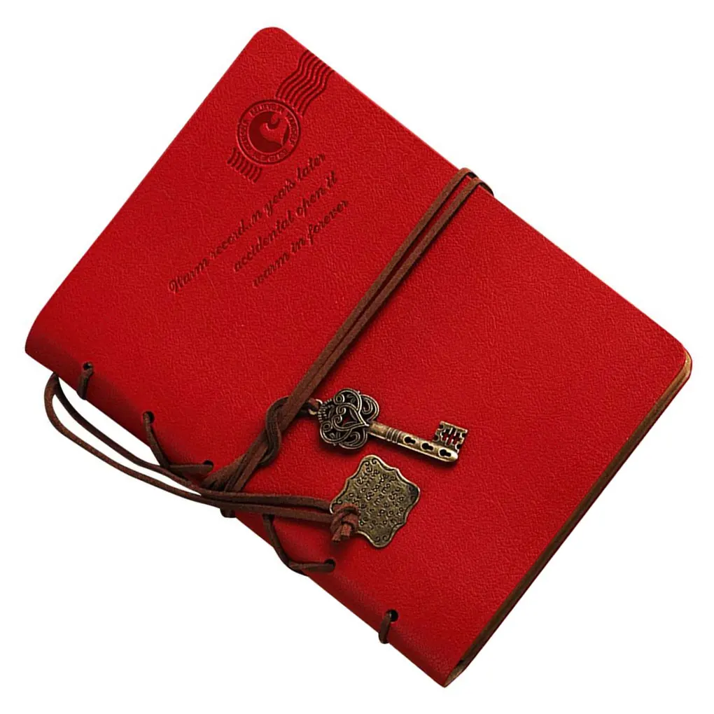 

Vintage Style Diary Notebook Classic Blank Journal Notepad Portable Sketch Book Handmade Travel Notebook for Birthday Gift