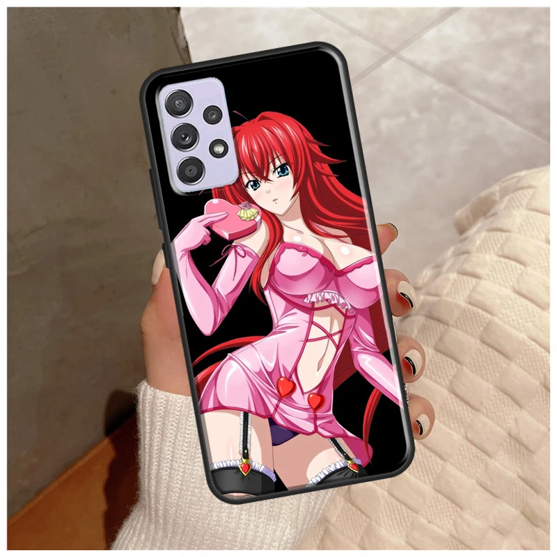 Телефонный чехол Rias Gremory для старшей школы DxD Samsung Galaxy A52S A51 A71 A12 A22 A32 A52 A72 A50 A70 A21S |