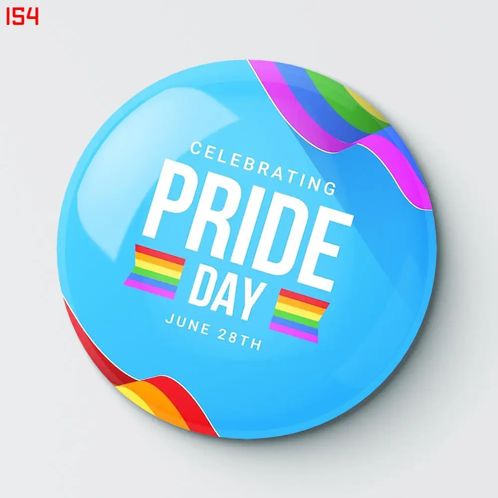 

PRIDE MONTH 00154 Buttons Brooches Pin Jewelry Accessory Customize Brooch Fashion Lapel Badges
