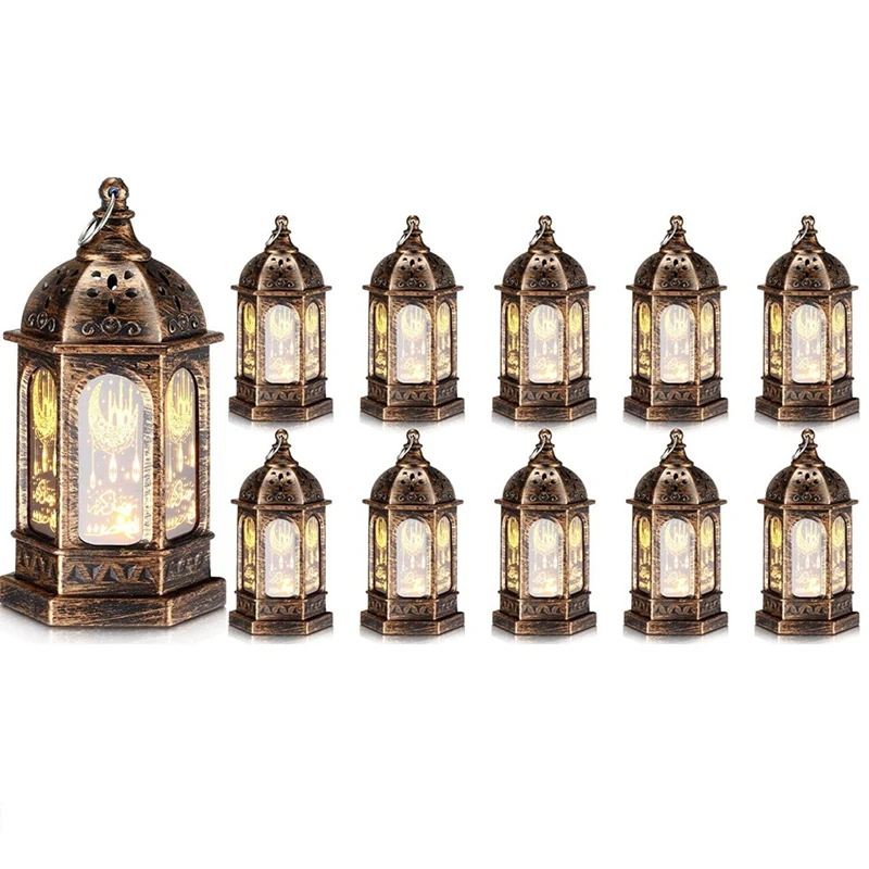

Миниатюрная свеча Рамадан, лампа-фонарик, фонарь-Луна, звезда, подвесной фонарь в марокканском стиле