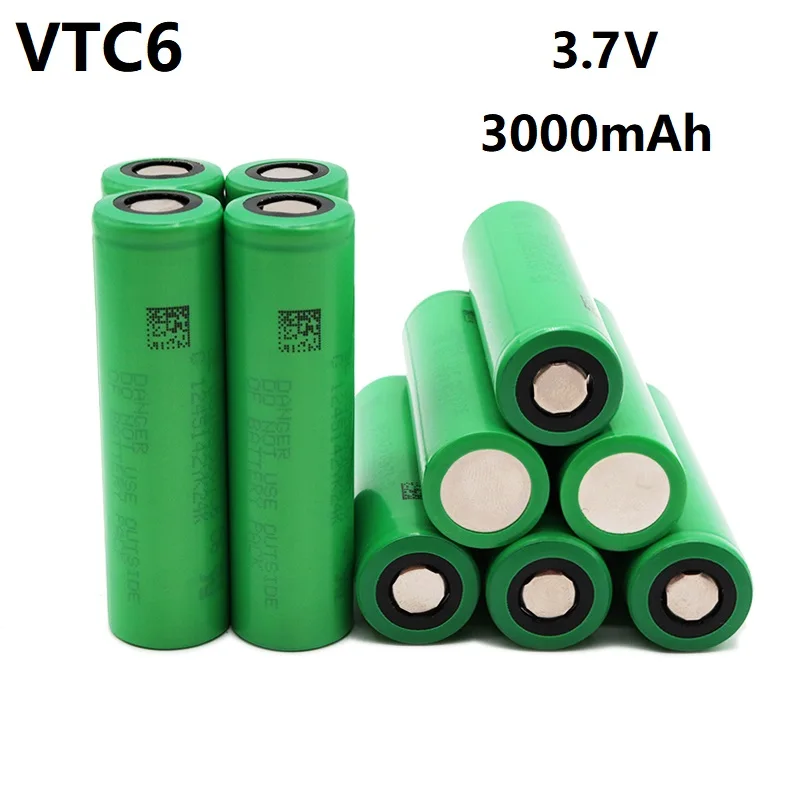 

Free Shipping Air Express US 18650 VTC6 3.7V 3000mAh 30A Discharge Lithium-ion Rechargeable Battery Charger for Massagers,Etc.