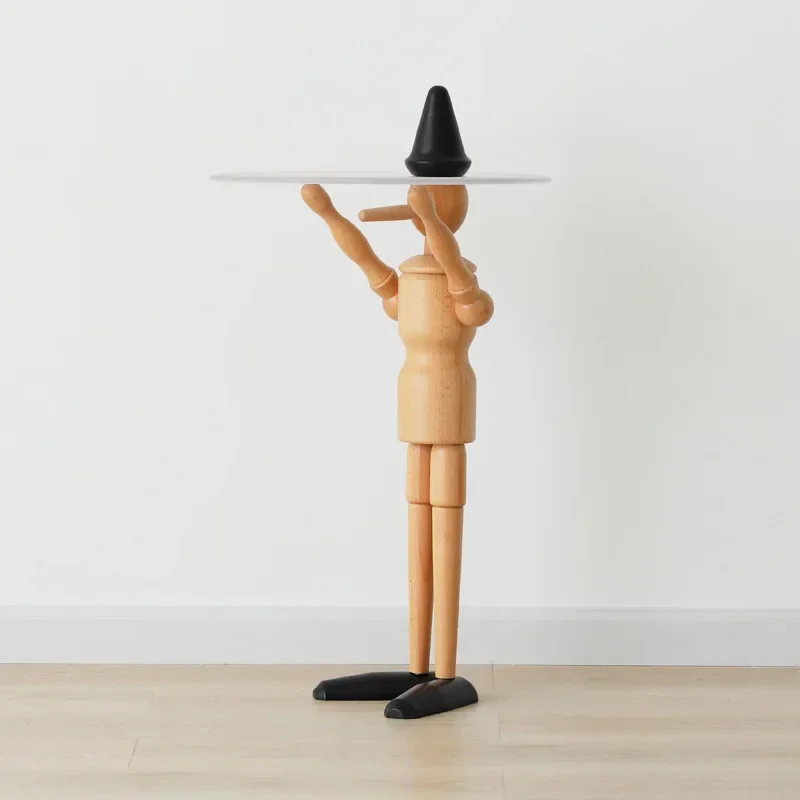 Домашний креативный кофейный столик-марионетка в скандинавском стиле для