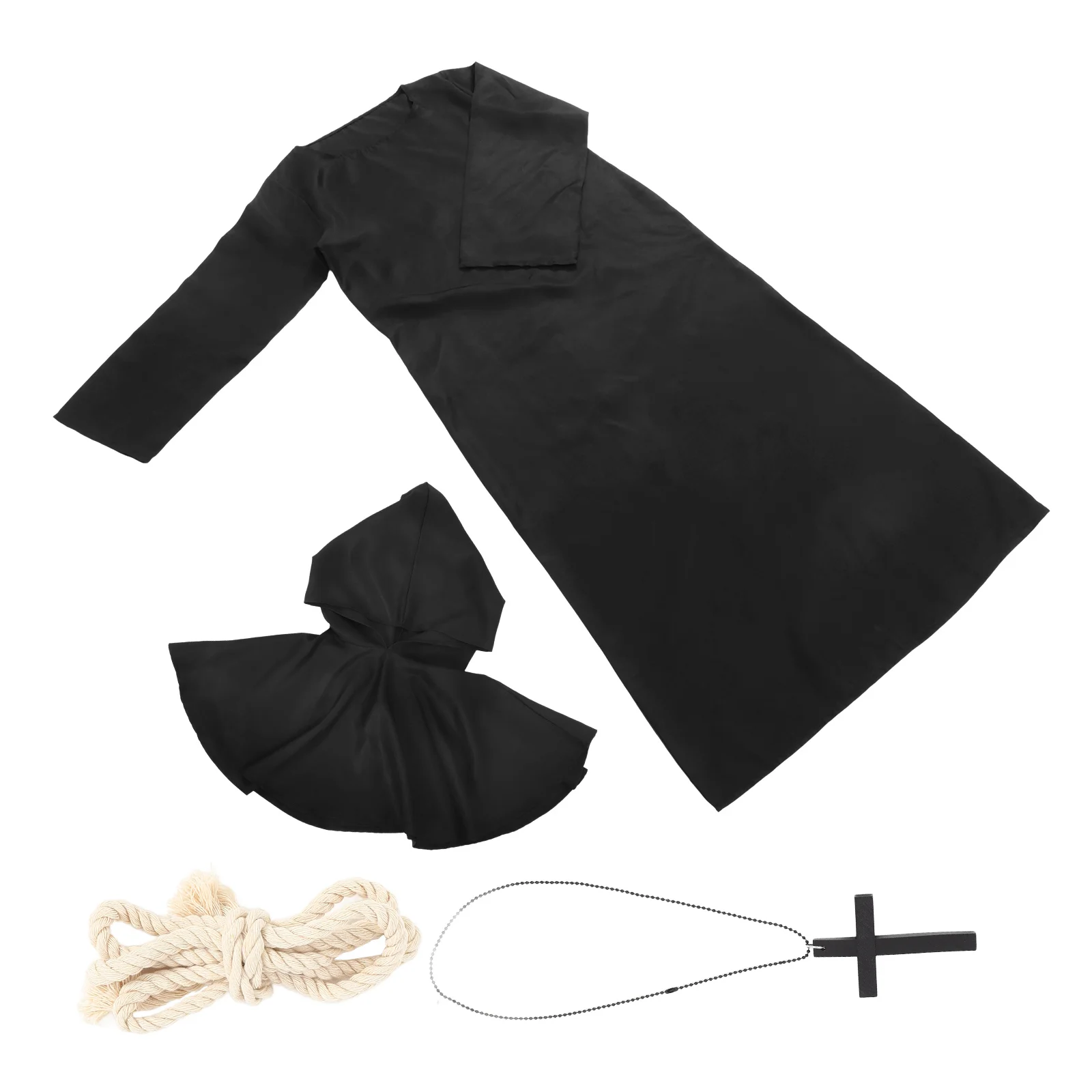 Средневековая кепка монаха костюмы на Хэллоуин униформа волшебника одежда плащ