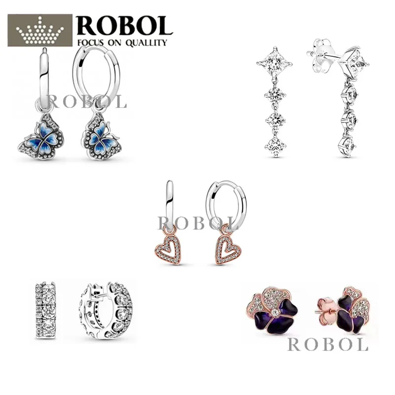 

Earrings Exaggerated High Sense of Luxury Light Luxury Earrings Female Niche Design Sense 100% 925 Sterling Silver Stud Earrings