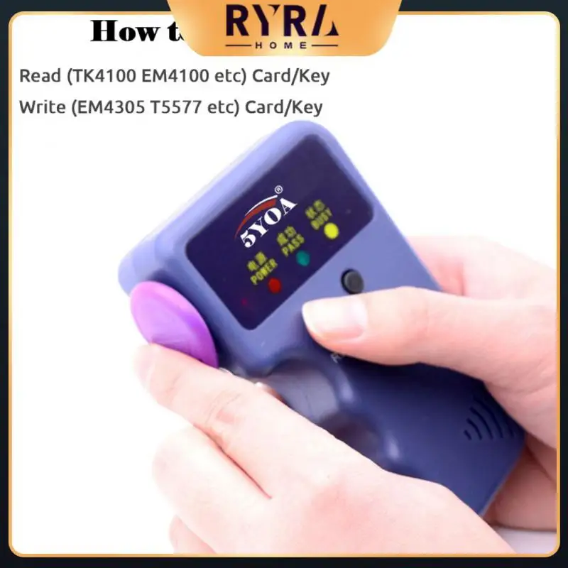 

Mini Access Card Replicator Portable 125khz Rfid Id Card Cloner Standalone Operation Handheld Rfid Card Reader Copier Smart New