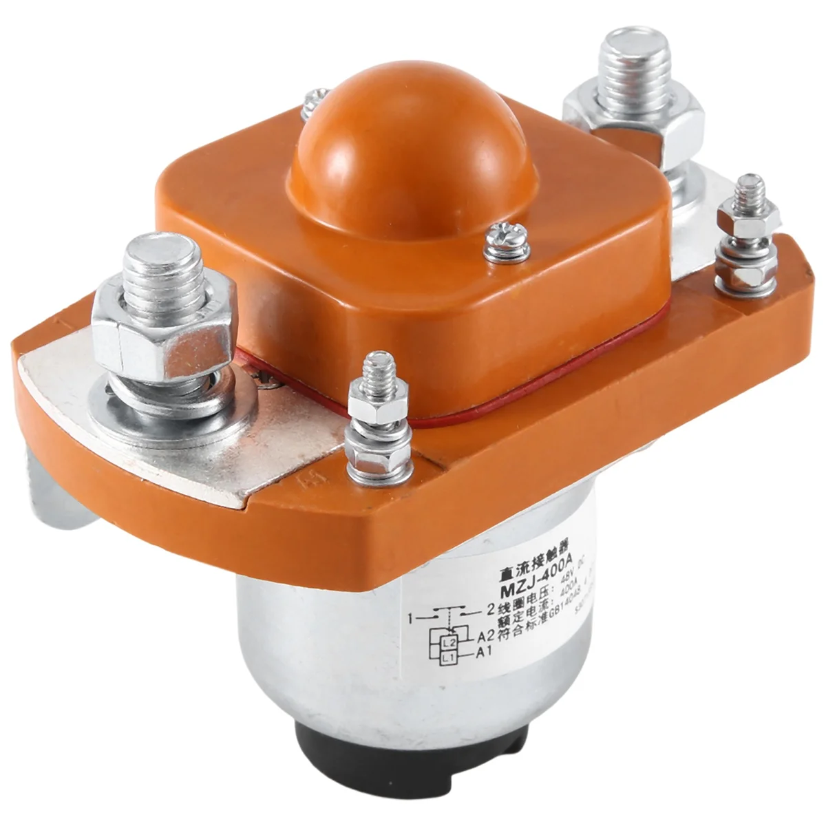 Соленоид контактора 48 В 400 А MZJ-400A для тележки гольфа тяжелых условий эксплуатации