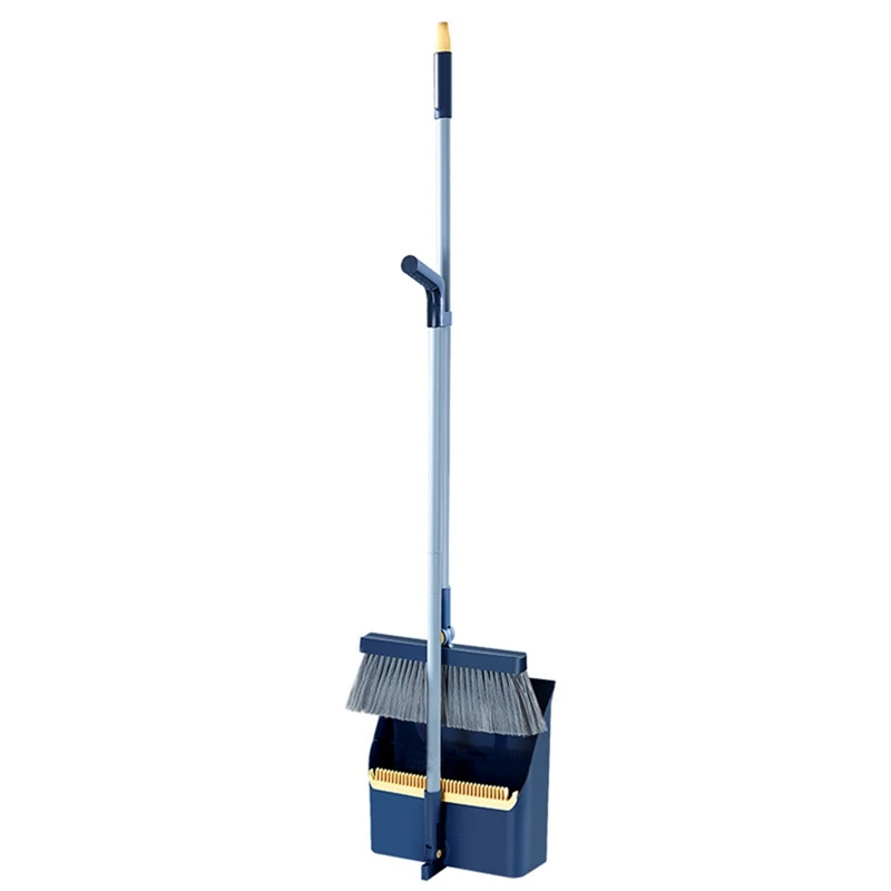 

Broom And Dustpan Set,Foldable Extendable Broom Suit,Multifunction Household Dustless Dustpan Cleaning Set