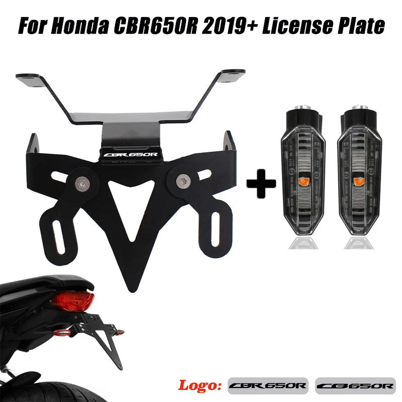 Soporte de placa de matrícula para motocicleta, guardabarros trasero para Honda CB650R, CBR650R, CB, CBR 650R, 650, 2019, 2020, nuevo