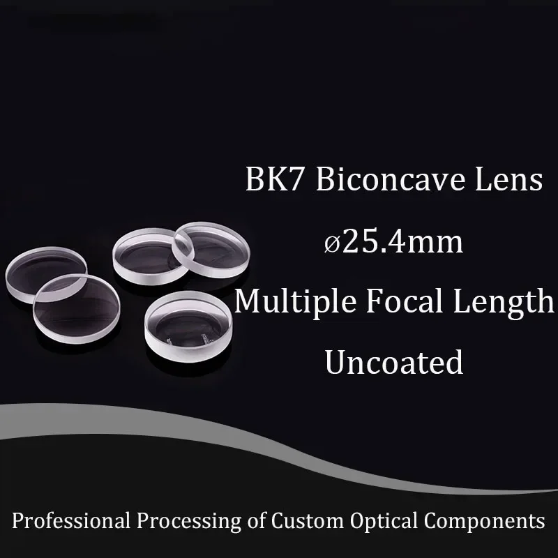 Диаметр 25 4 мм Bk7 Двусторонние линзы Оптические Многоспецификация Фокусное