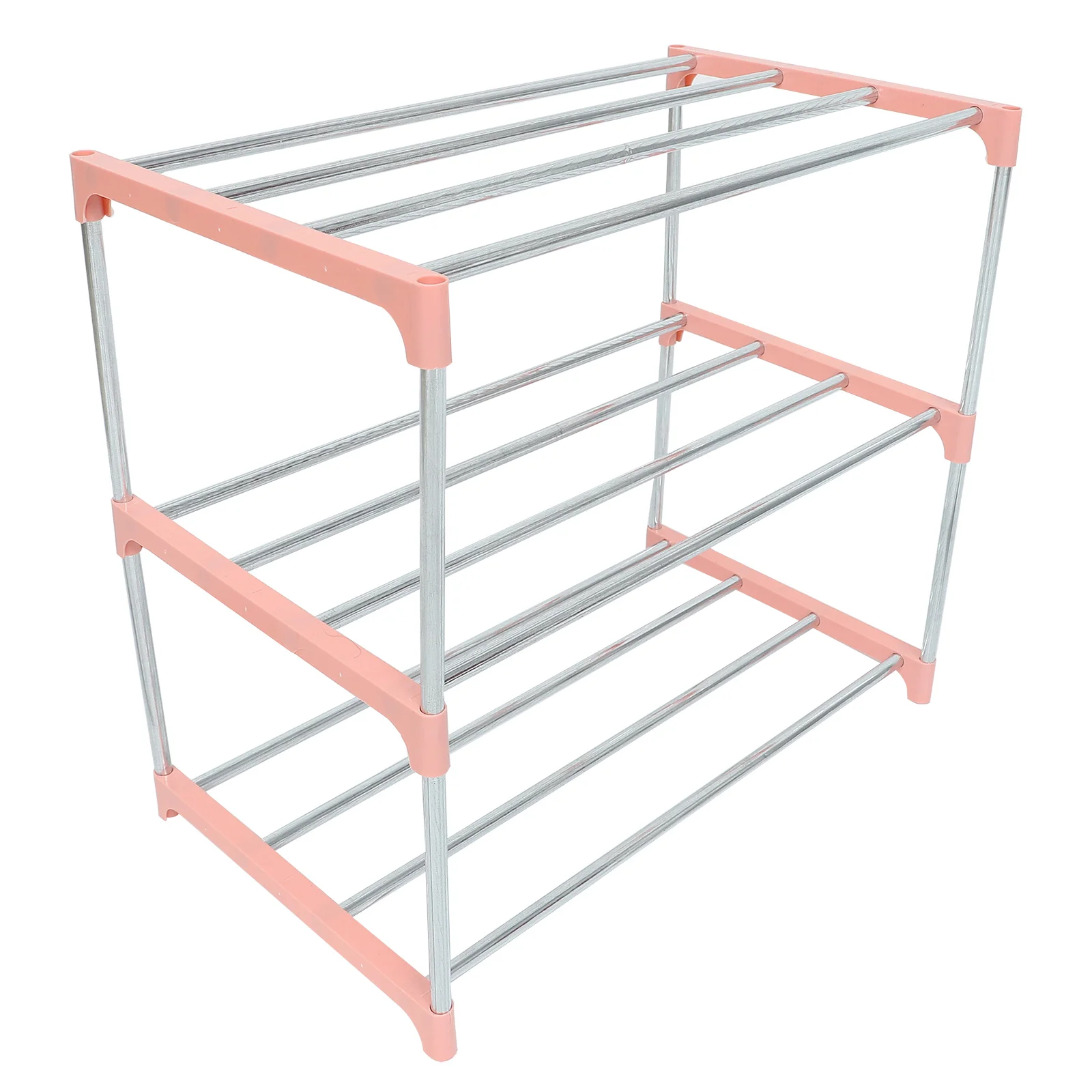 

Storage Shelf Bedroom Collapsible Shoe Space- Saving Rack Entryway Foldable Cabinet