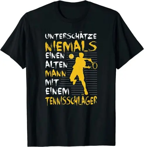 Теннисная футболка Neu Herren Alten Mann Mit tennisschшироger Lustig