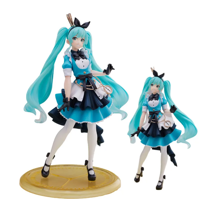 

In Stock 21Cm Artist Master Piece Hatsune Miku Alice Animation Character Static Model Desktop Decoration Girl Gifts Kid Toys New