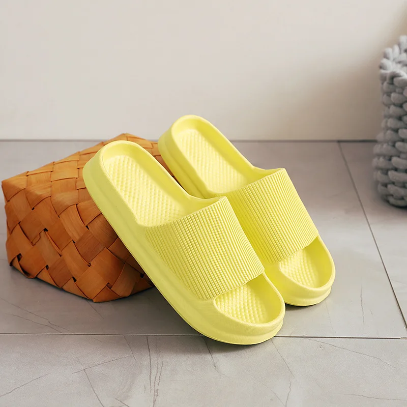 Summer Women Thick Bathroom Home Slippers Men Soft Sole Indoor Slides Female Sandals Non-Slip 2023 New