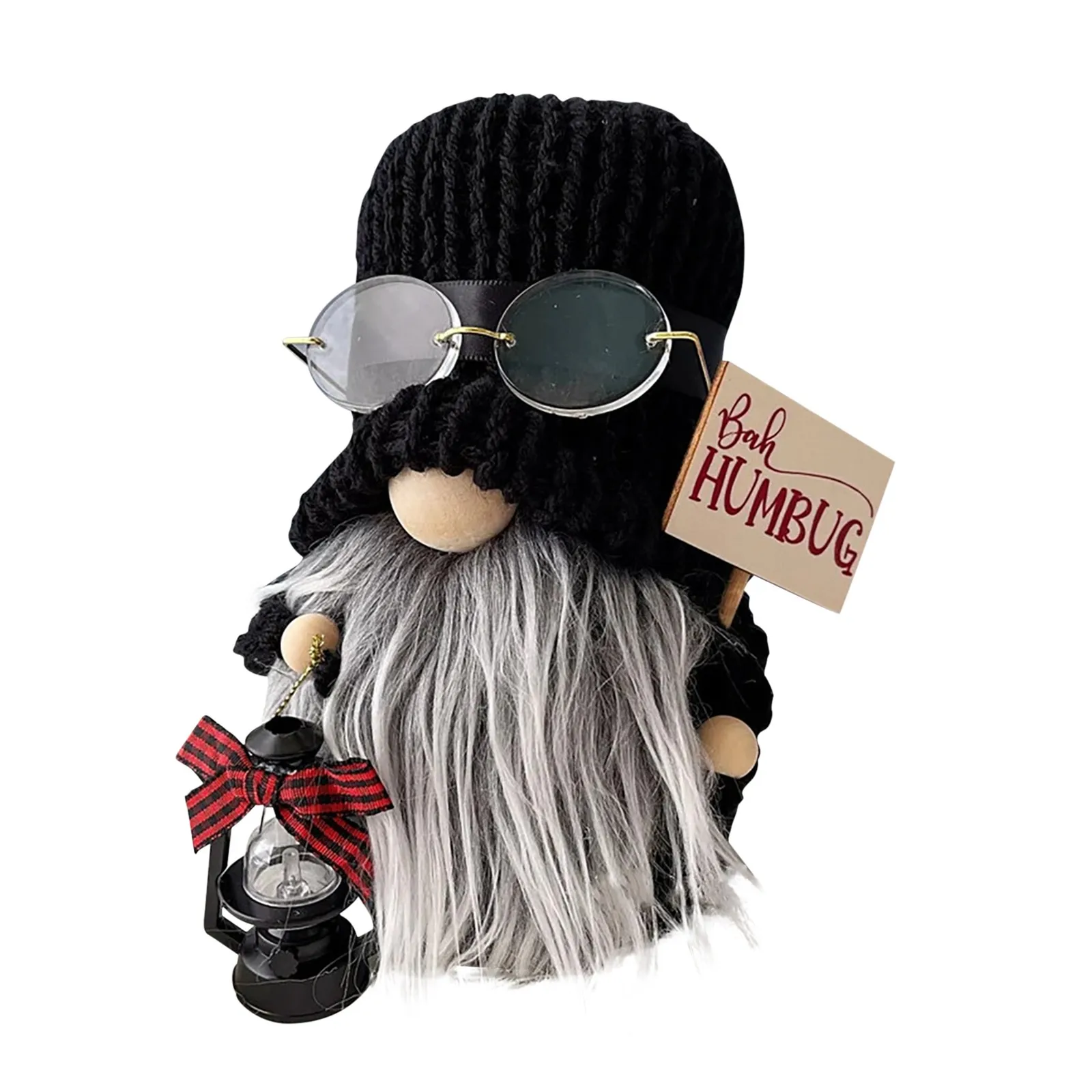 

Вязаная красная карликовая кукла, всесезонные декоративные куклы, украшения для кукол, Винтажные Украшения для новогодней елки