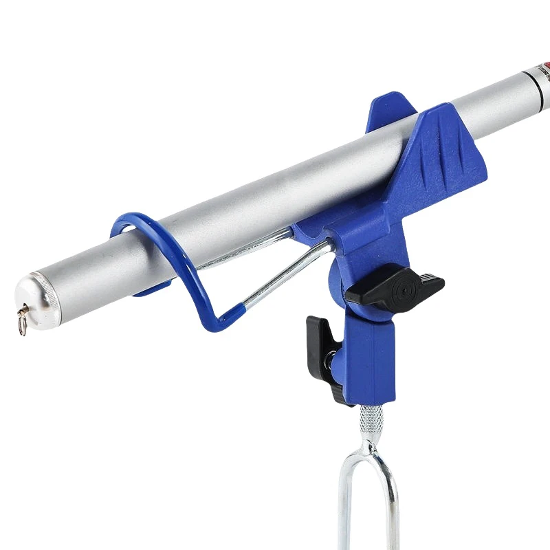 360 Degree Adjustable Stainless Steel Fishing Rod Holder Folding Fish Pole Stand For Bank Ground Support Accessories