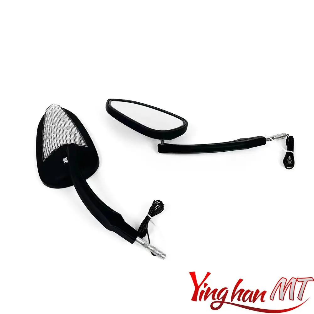 Зеркало заднего вида с фотовспышкой для harley Softail Fat Boy Heritage breaker Sportster iron883 Touring Road King