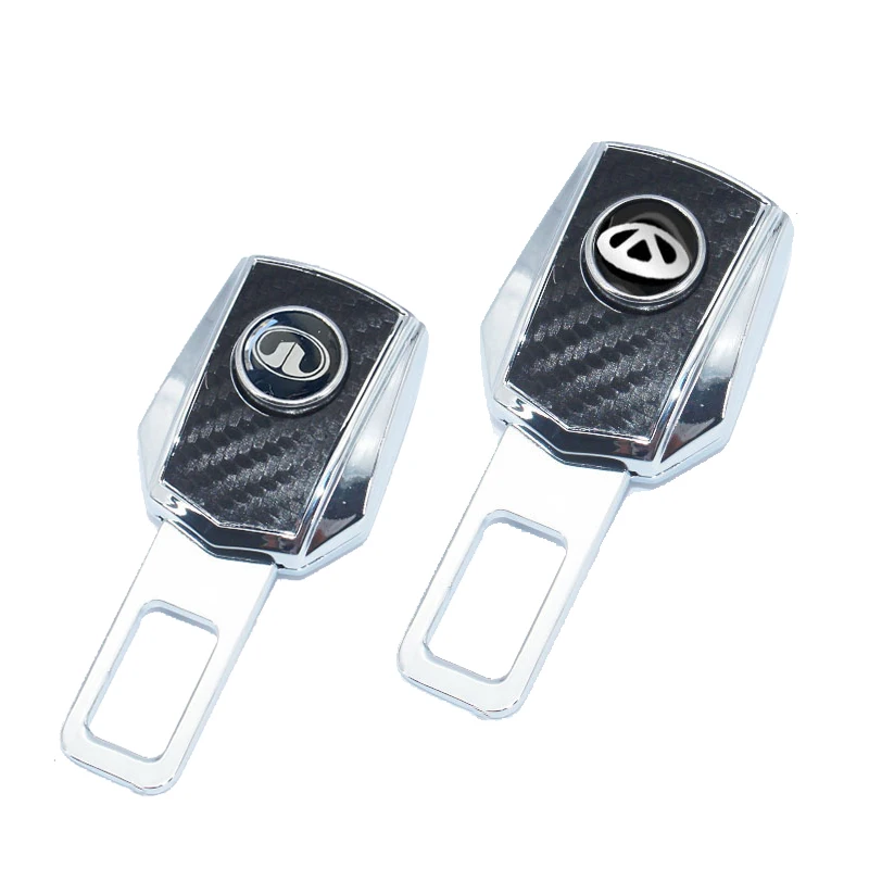 Пряжка для автомобильного ремня безопасности металлическая черная 1 шт. |