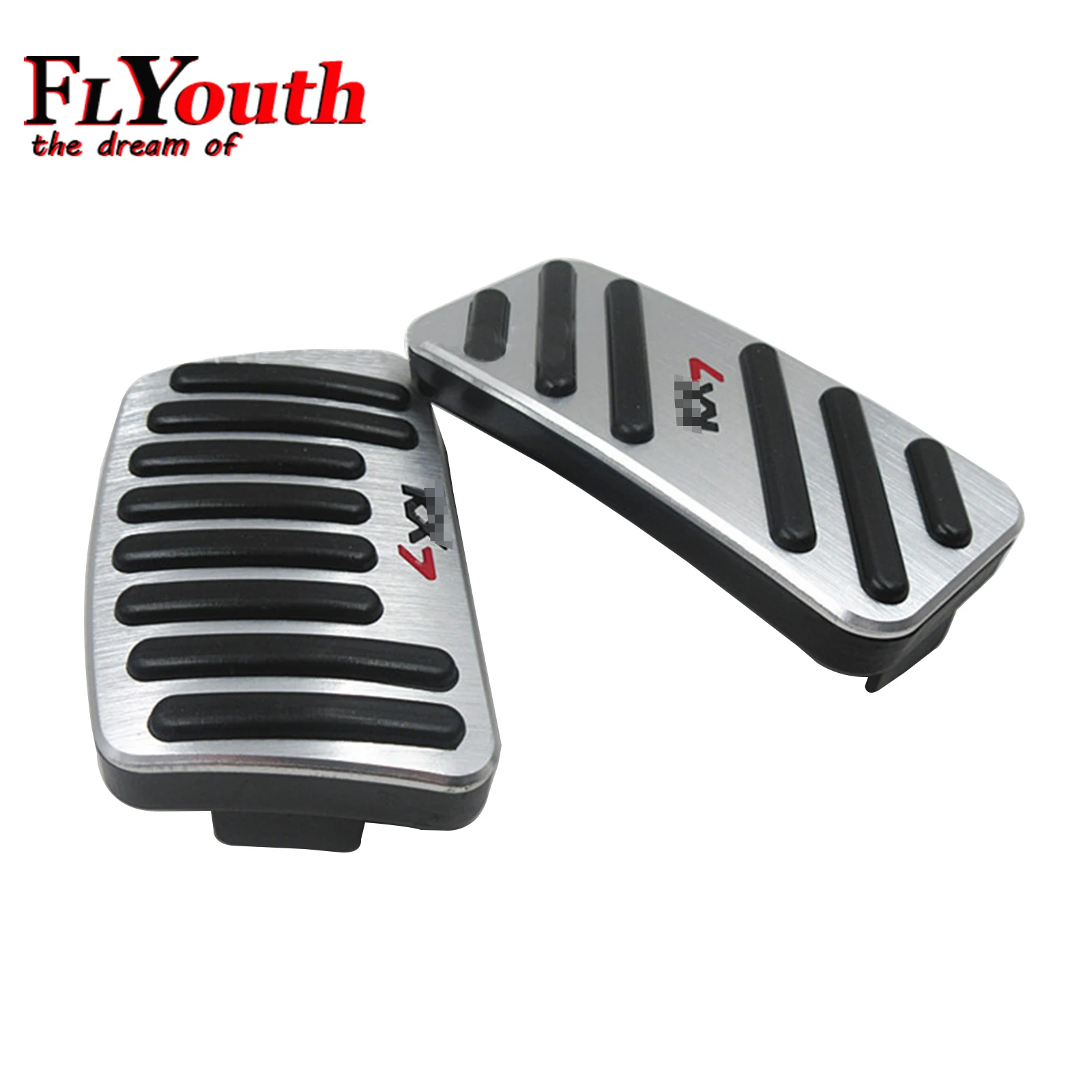 

Чехол для педали из алюминиевого сплава для KIa KX7 2020, нескользящий Алюминиевый тормоз без сверления и педаль акселератора