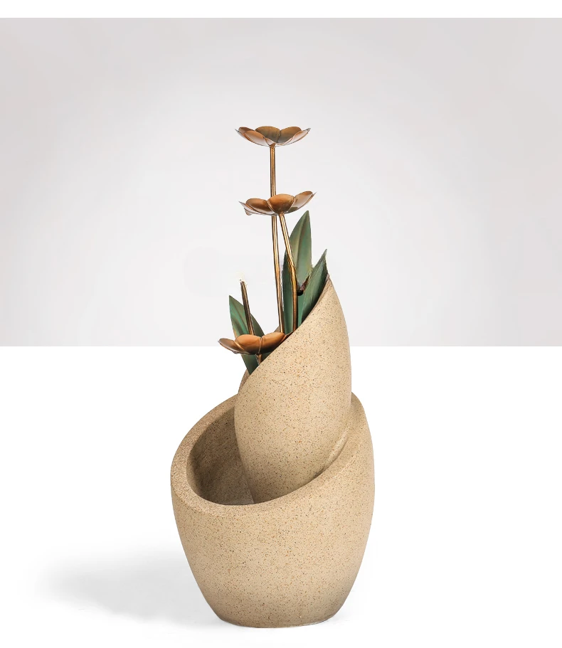 Декоративный фонтан двор циркуляция наружный вход дом гостиница сад напольные