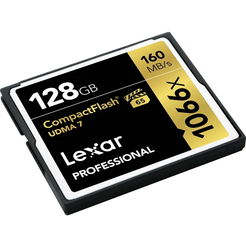 100% оригинальная карта Lexar CF CardCompactFlash UDMA 7 Max 256 ГБ 128 64 32G 160 МБ/с 1066X Карта памяти