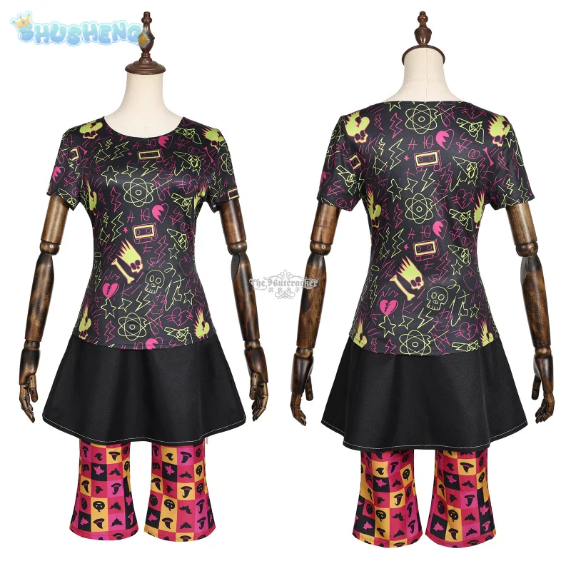 Фото Macavity Venus McFlytrap Косплей Костюм Аниме Monster Cos High Женский Мужской Модный Топ Юбка Пояс Брюки Рождественская Вечеринка Униформа №4