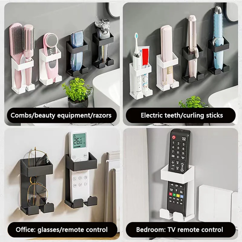 Настенный держатель для выпрямителей волос завивки бритва зубная паста стеллаж
