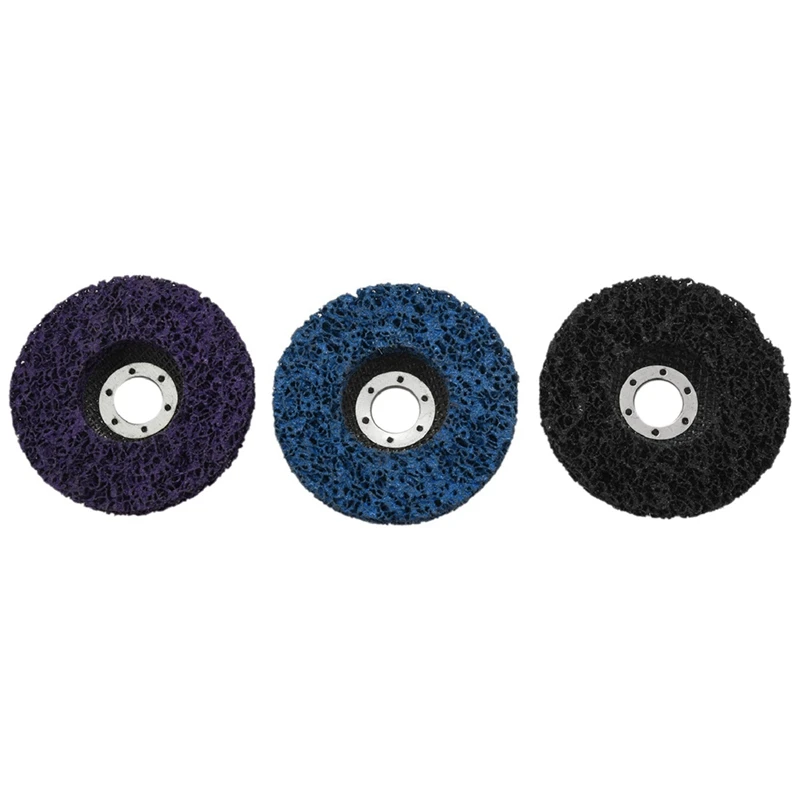 

GTBL 9 шт. 115 мм черные/синие/фиолетовые зеркальные диски для угловых шлифовальных машин для очистки и удаления краски, покрытия