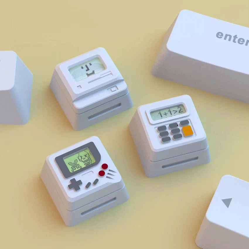 Новинка колпачки для клавиатуры K-04 3 в 1 механических классических Ретро милых