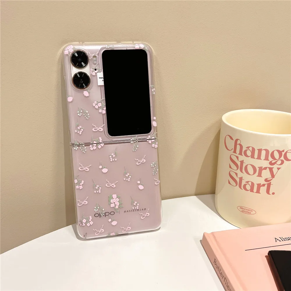Милый прозрачный чехол для телефона из поликарбоната с цветочным браслетом Для